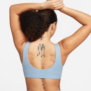 NWT Nike Alate All U Blue Ribbed Sports Bra XL